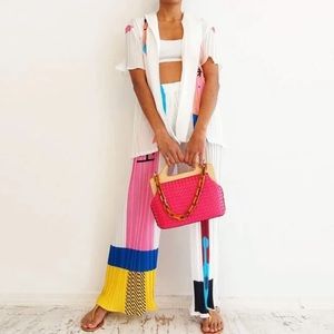 Love pleated two piece set